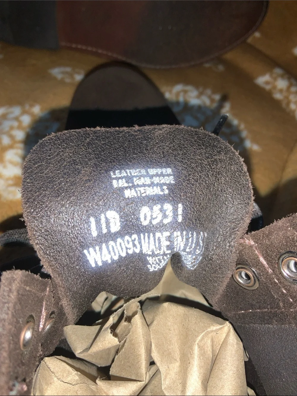 Wolverine 1000 Mile Brown Suede leather Boots. In good condition. Sz. 11D. USA.